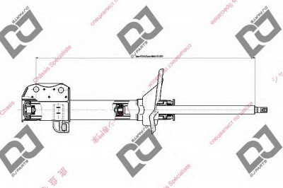 DJ PARTS ds1511gs -  Амортизатор